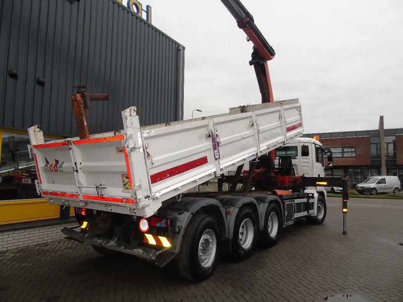 MAN TGS 35.440 + PALFINGER PK23.001eh + 8x4 + tridem steering + euro 5 + REMOTE - شاحنة قلاب, شاحنة كرين: صورة 4 MAN TGS 35.440 + PALFINGER PK23.001eh + 8x4 + tridem steering + euro 5 + REMOTE - شاحنة قلاب, شاحنة كرين: صورة 4