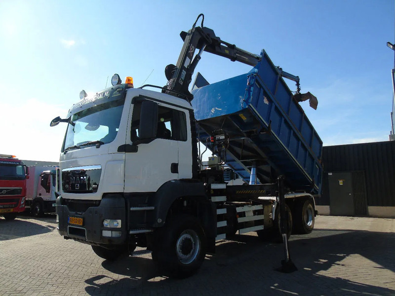 MAN TGX + 6x6 + HIAB 166 E3 HIPRO + 3SIDE TIPPER - شاحنة قلاب, شاحنة كرين: صورة 3 MAN TGX + 6x6 + HIAB 166 E3 HIPRO + 3SIDE TIPPER - شاحنة قلاب, شاحنة كرين: صورة 3