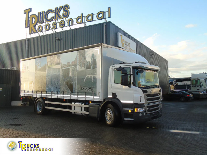 Scania P 370 + LIFT + EURO 6 + 19T - شاحنة ذات ستائر جانبية: صورة 1 Scania P 370 + LIFT + EURO 6 + 19T - شاحنة ذات ستائر جانبية: صورة 1