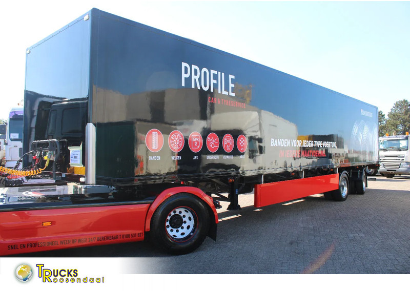 Tracon 2x alu axle + lift - نصف مقطورة بصندوق مغلق: صورة 1 Tracon 2x alu axle + lift - نصف مقطورة بصندوق مغلق: صورة 1