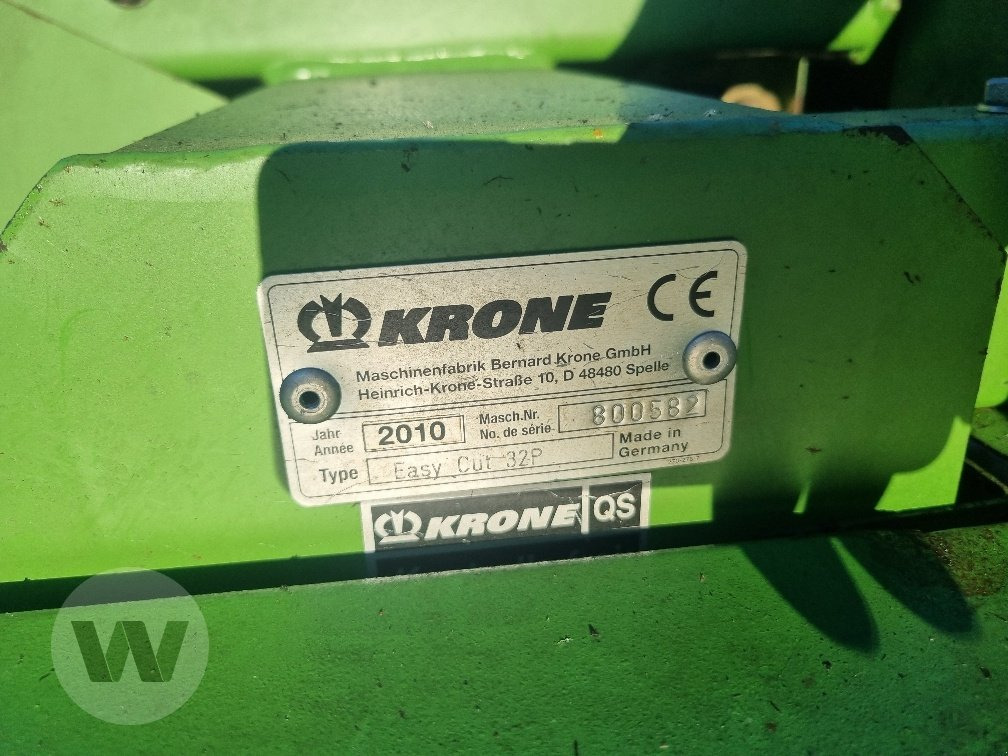 Krone Easy Cut 32 - جزازة العشب: صورة 2 Krone Easy Cut 32 - جزازة العشب: صورة 2