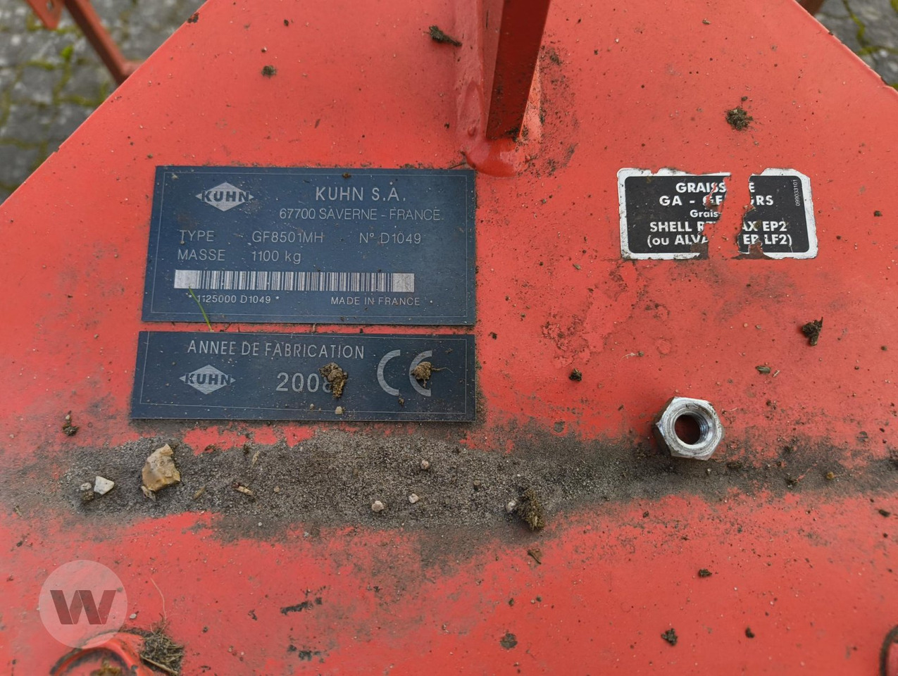 Kuhn GF 8501 MH - نشارة الدريس/ شوكة جرف: صورة 5 Kuhn GF 8501 MH - نشارة الدريس/ شوكة جرف: صورة 5