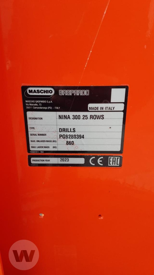 Maschio Nina 30 - آلة البذر: صورة 5 Maschio Nina 30 - آلة البذر: صورة 5