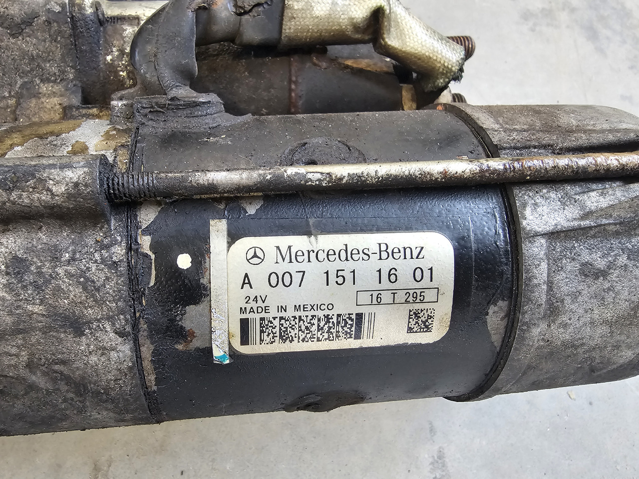 MERCEDES-BENZ ATEGO MP4 EURO 6 / ENGINE STARTER / OM936 / A0071511601 - بادئ التشغيل: صورة 3 MERCEDES-BENZ ATEGO MP4 EURO 6 / ENGINE STARTER / OM936 / A0071511601 - بادئ التشغيل: صورة 3