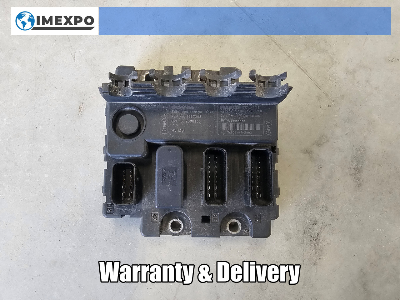 SCANIA S, R, P, G / ELC4 CONTROL UNIT / 2387392 - وحدة إي سي يو: صورة 1 SCANIA S, R, P, G / ELC4 CONTROL UNIT / 2387392 - وحدة إي سي يو: صورة 1
