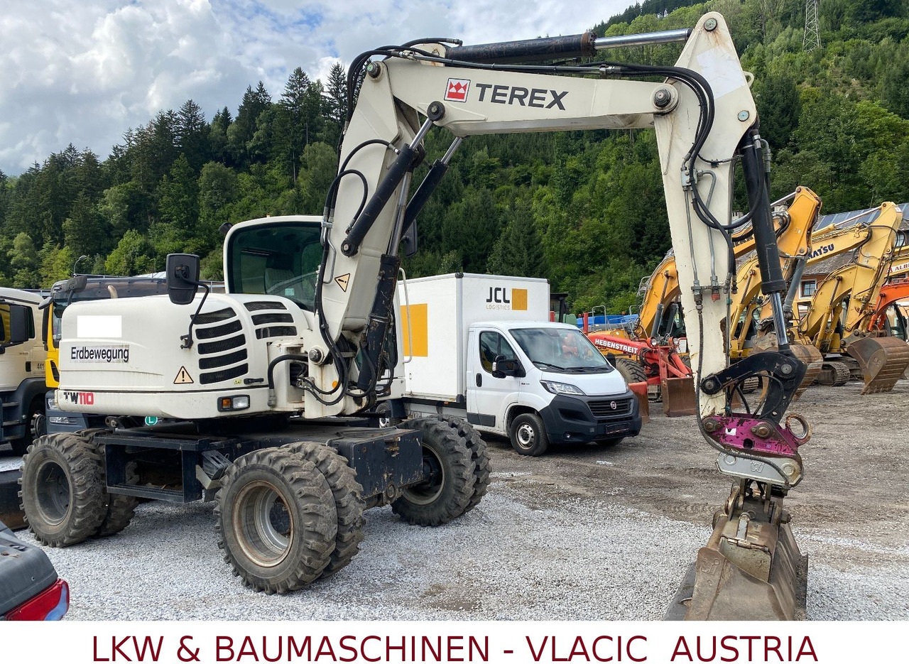 Terex TW 110 Mobilbagger inkl.4Löffeln - حفار ذو عجلات: صورة 1 Terex TW 110 Mobilbagger inkl.4Löffeln - حفار ذو عجلات: صورة 1