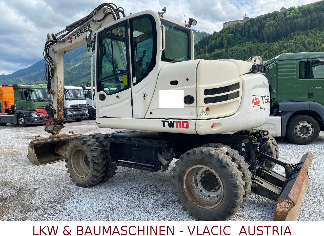 تأجير  Terex TW 110 Mobilbagger inkl.4Löffeln Terex TW 110 Mobilbagger inkl.4Löffeln: صورة 8