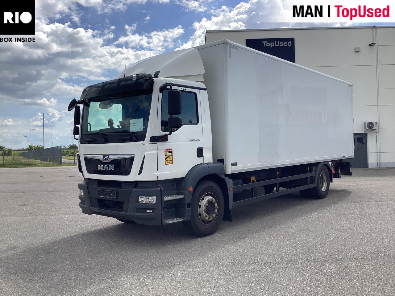 MAN TGM 15.320 4X2 BL - شاحنة صندوقية: صورة 1 MAN TGM 15.320 4X2 BL - شاحنة صندوقية: صورة 1