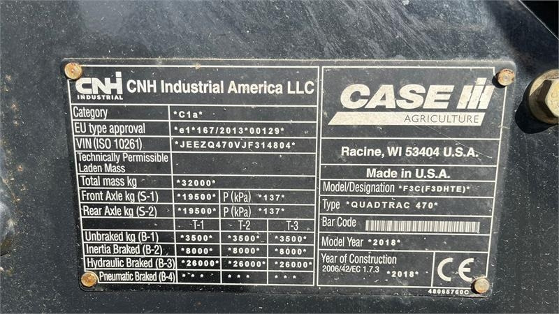 Case IH Quadtrac 470 CVX, med brede bånd og evt med komple - جرار: صورة 2 Case IH Quadtrac 470 CVX, med brede bånd og evt med komple - جرار: صورة 2