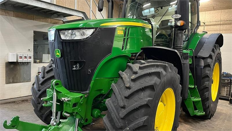 John Deere 7280R Næsten nye dæk, Autopower og frontlift samt - جرار: صورة 2 John Deere 7280R Næsten nye dæk, Autopower og frontlift samt - جرار: صورة 2