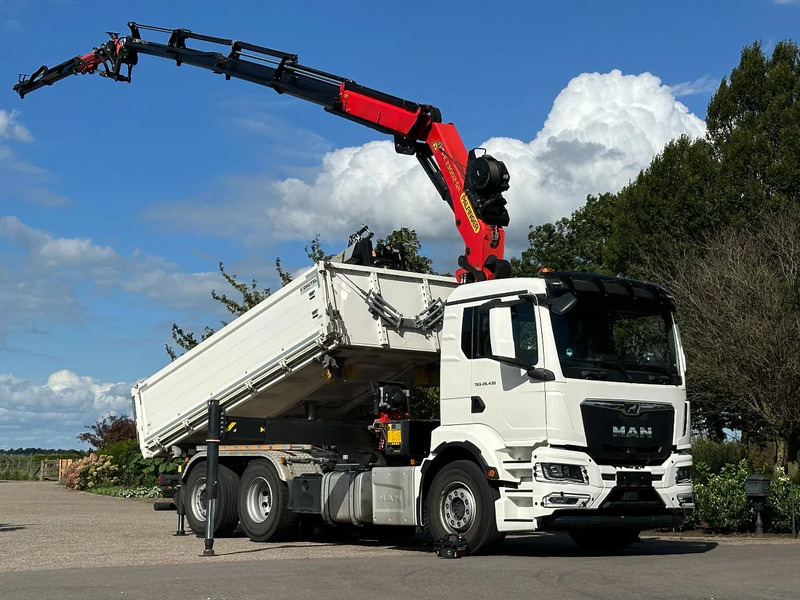 MAN TGS 26.430 2022!EURO6!! 6x2!! PALFINGER 23tm+JIB+LIER/WINCH!!DREISEITEN KIPPER/BORDMATIC!!9tkm - شاحنة قلاب, شاحنة كرين: صورة 1 MAN TGS 26.430 2022!EURO6!! 6x2!! PALFINGER 23tm+JIB+LIER/WINCH!!DREISEITEN KIPPER/BORDMATIC!!9tkm - شاحنة قلاب, شاحنة كرين: صورة 1