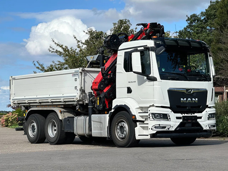 MAN TGS 26.430 2022!EURO6!! 6x2!! PALFINGER 23tm+JIB+LIER/WINCH!!DREISEITEN KIPPER/BORDMATIC!!9tkm - شاحنة قلاب, شاحنة كرين: صورة 2 MAN TGS 26.430 2022!EURO6!! 6x2!! PALFINGER 23tm+JIB+LIER/WINCH!!DREISEITEN KIPPER/BORDMATIC!!9tkm - شاحنة قلاب, شاحنة كرين: صورة 2
