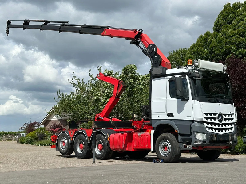Mercedes-Benz Arocs 3251 8x4 TRIPLE!!26TM KRAAN/HAAK!!EURO6!!TOP! - شاحنة برافعة خطافية, شاحنة كرين: صورة 2 Mercedes-Benz Arocs 3251 8x4 TRIPLE!!26TM KRAAN/HAAK!!EURO6!!TOP! - شاحنة برافعة خطافية, شاحنة كرين: صورة 2
