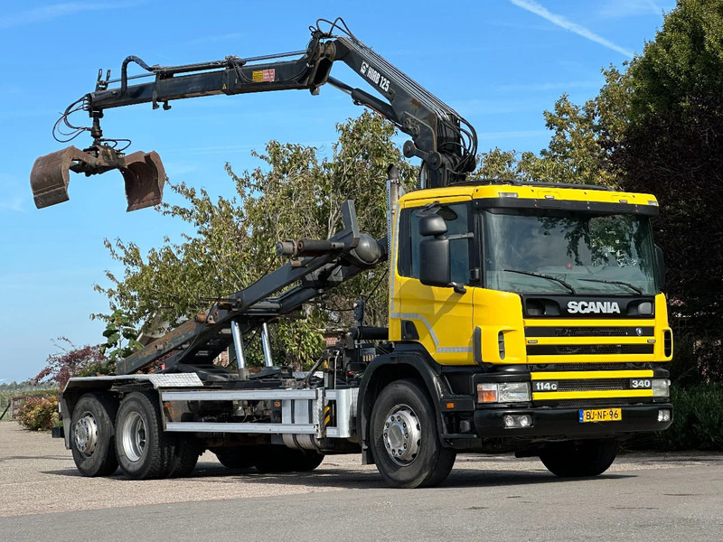 Scania R114-340 6x2 !!KRAAN/CONTAINER/KABEL!!MANUELL!! - شاحنة - نظام الكابلات, شاحنة كرين: صورة 1 Scania R114-340 6x2 !!KRAAN/CONTAINER/KABEL!!MANUELL!! - شاحنة - نظام الكابلات, شاحنة كرين: صورة 1