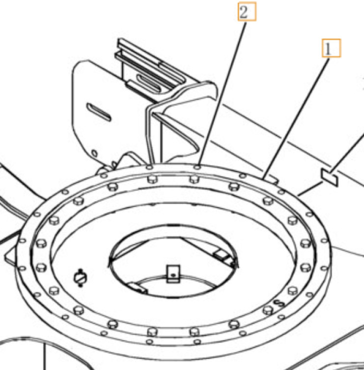Case PH40F00004F1 - 72284216 - حلقة الدوران - آلات الإنشاء: صورة 1 Case PH40F00004F1 - 72284216 - حلقة الدوران - آلات الإنشاء: صورة 1