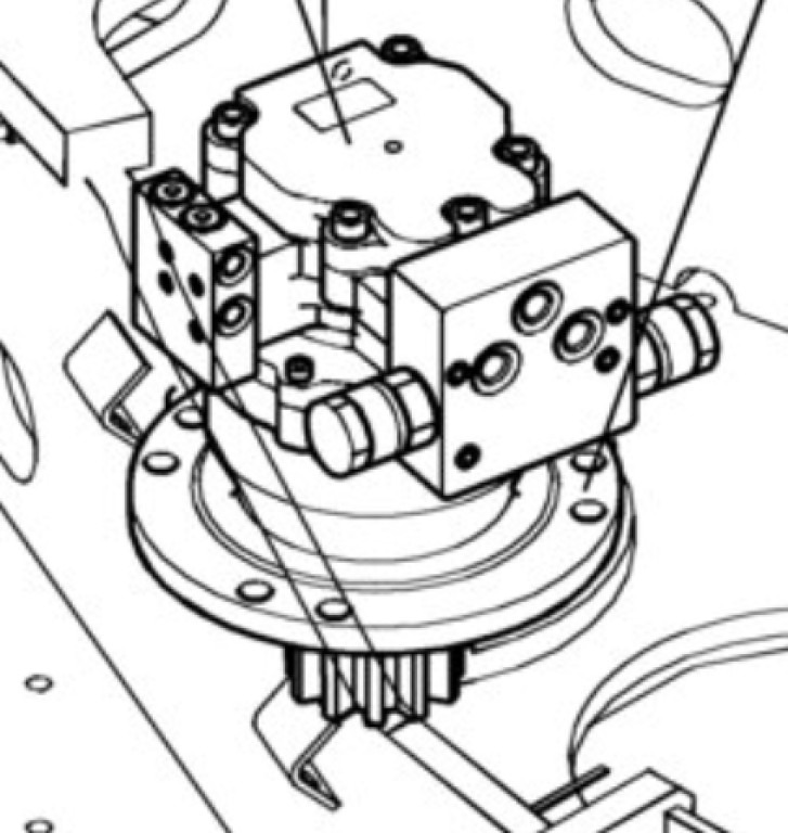 Case PY15V00012F2 - محرك سوينغ - آلات الإنشاء: صورة 1 Case PY15V00012F2 - محرك سوينغ - آلات الإنشاء: صورة 1