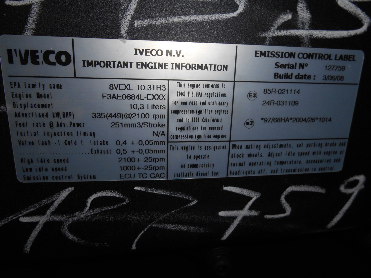Iveco F3AE0684L - محرك - آلات الإنشاء: صورة 2 Iveco F3AE0684L - محرك - آلات الإنشاء: صورة 2