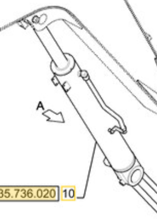 New Holland 31MK-52912CG - أسطوانة هيدروليكية - آلات الإنشاء: صورة 3 New Holland 31MK-52912CG - أسطوانة هيدروليكية - آلات الإنشاء: صورة 3