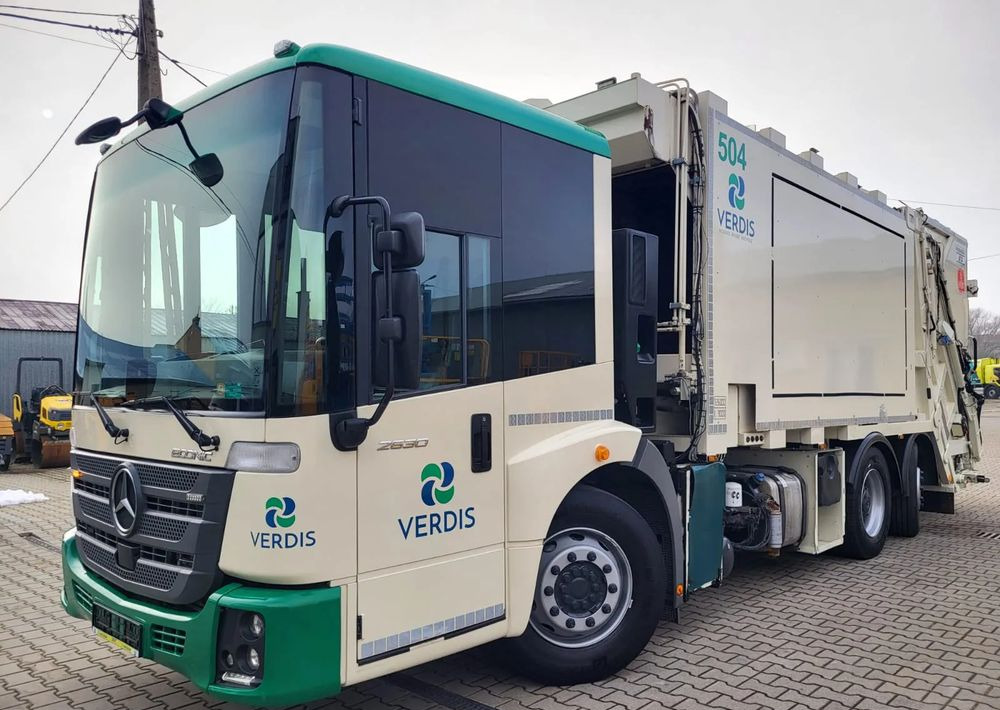 Mercedes-Benz Econic 2630 dwukomorowa - شاحنة قمامة: صورة 1 Mercedes-Benz Econic 2630 dwukomorowa - شاحنة قمامة: صورة 1