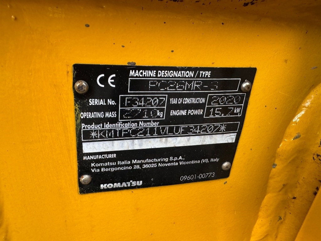 Komatsu PC 26 MR-3 - حفار صغير: صورة 5 Komatsu PC 26 MR-3 - حفار صغير: صورة 5