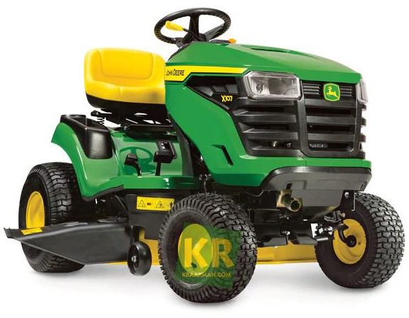 John Deere X107 - جزازة عشب الحدائق: صورة 2 John Deere X107 - جزازة عشب الحدائق: صورة 2