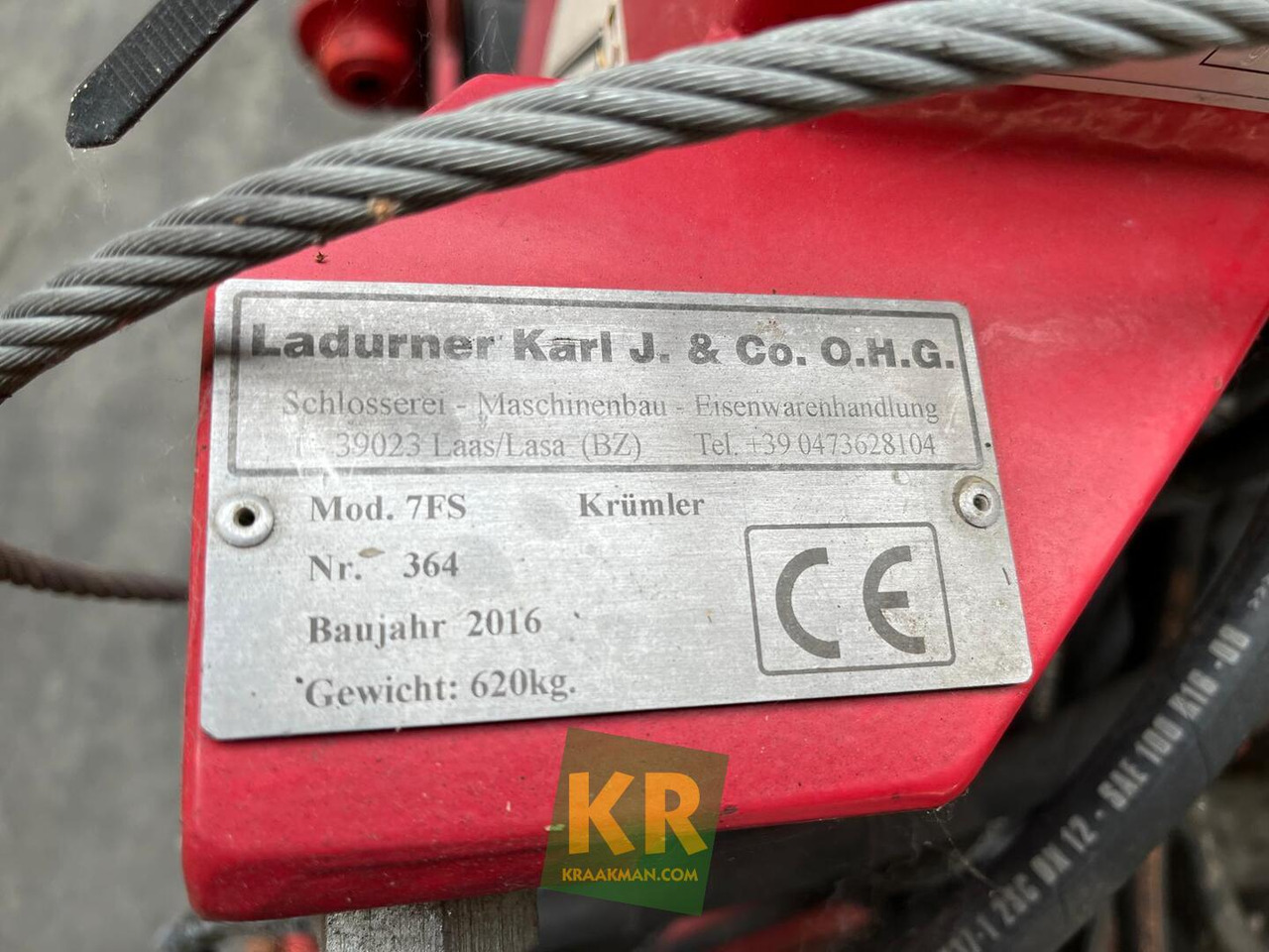 Ladurner Overig - آلة حراثة: صورة 2 Ladurner Overig - آلة حراثة: صورة 2