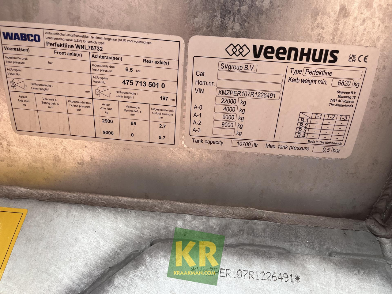 Veenhuis Perfektline - صهريج السماد السائل: صورة 3 Veenhuis Perfektline - صهريج السماد السائل: صورة 3