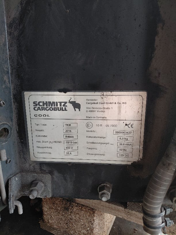 Schmitz -2016 S/N: 5800003437 - وحدة تبريد: صورة 2 Schmitz -2016 S/N: 5800003437 - وحدة تبريد: صورة 2