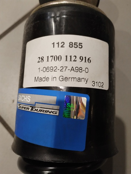 AMORTYZATOR KABINY MAN F90 F2000 112855 SACHS 81417226033 - نظام تعليق الكابينة: صورة 2 AMORTYZATOR KABINY MAN F90 F2000 112855 SACHS 81417226033 - نظام تعليق الكابينة: صورة 2