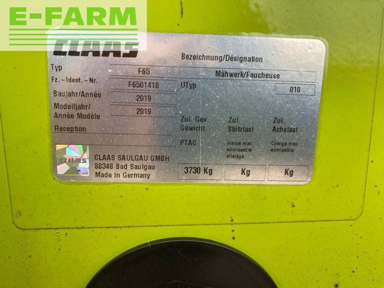 جزازة العشب CLAAS disco 9200 c as: صورة 26