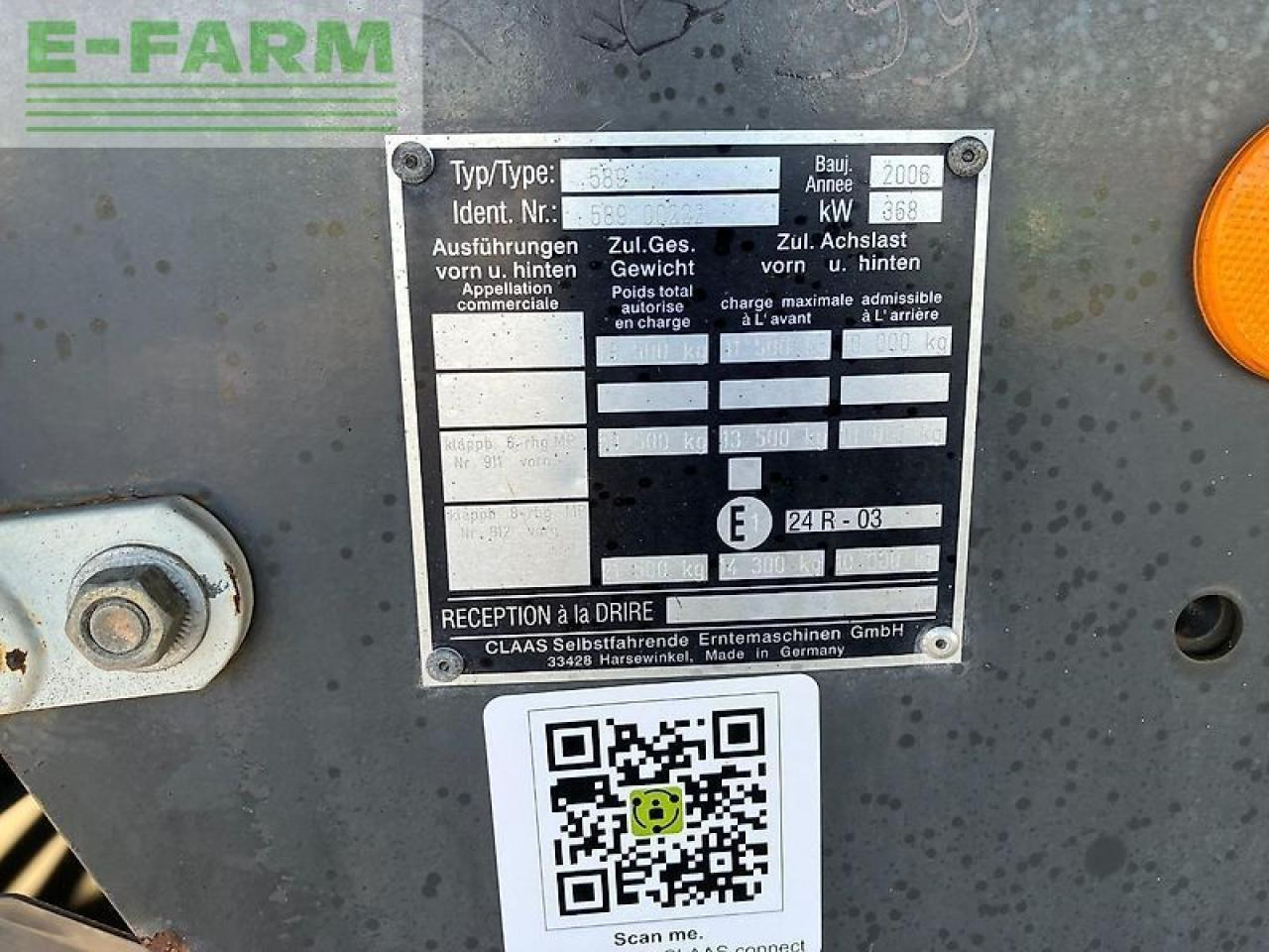 حصادة CLAAS lexion 600: صورة 17
