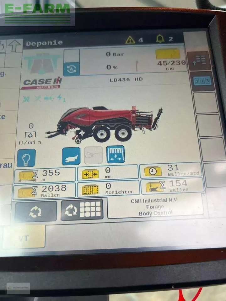 آلة بالات مربعة Case-IH lb 436 hd rotor cutt: صورة 11