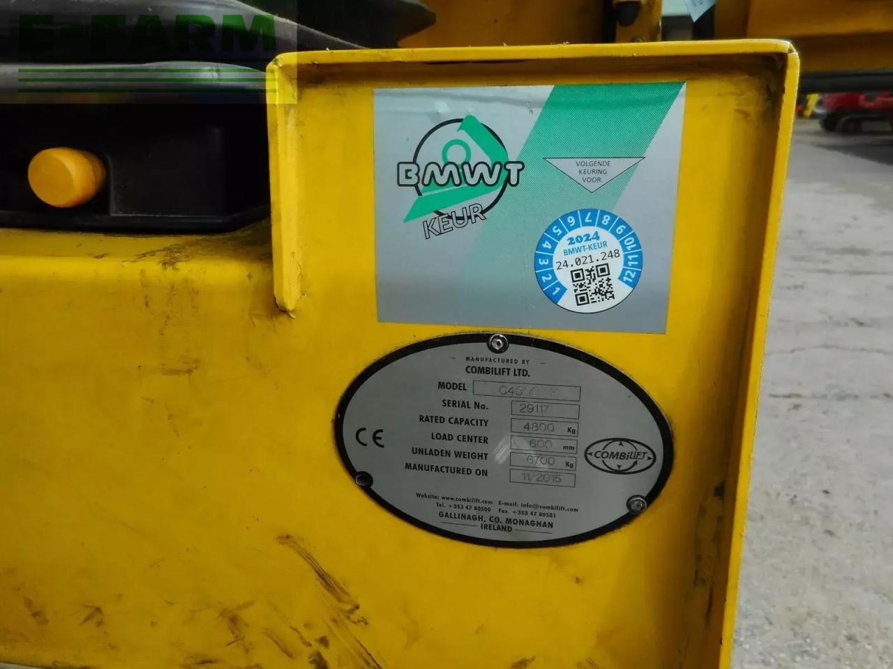 رافعة شوكية Combilift c4800s diesel allrad 4wege stapler: صورة 8 رافعة شوكية Combilift c4800s diesel allrad 4wege stapler: صورة 8