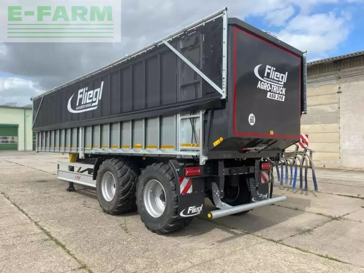 Fliegl abschiebe-sattelauflieger ass 298 agro-truck - مقطورة قلابة زراعية/ شاحنة قلابة: صورة 1 Fliegl abschiebe-sattelauflieger ass 298 agro-truck - مقطورة قلابة زراعية/ شاحنة قلابة: صورة 1