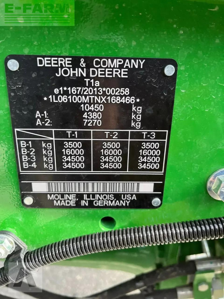 جرار John Deere 6100m: صورة 17