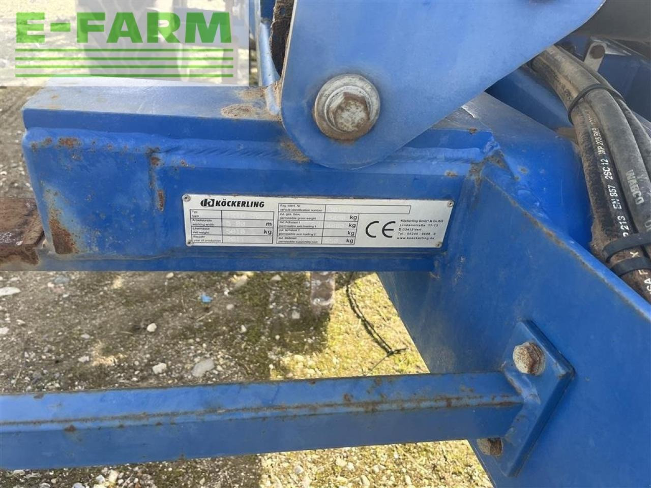 آلة حراثة Köckerling trio 500 med luftbremser: صورة 7