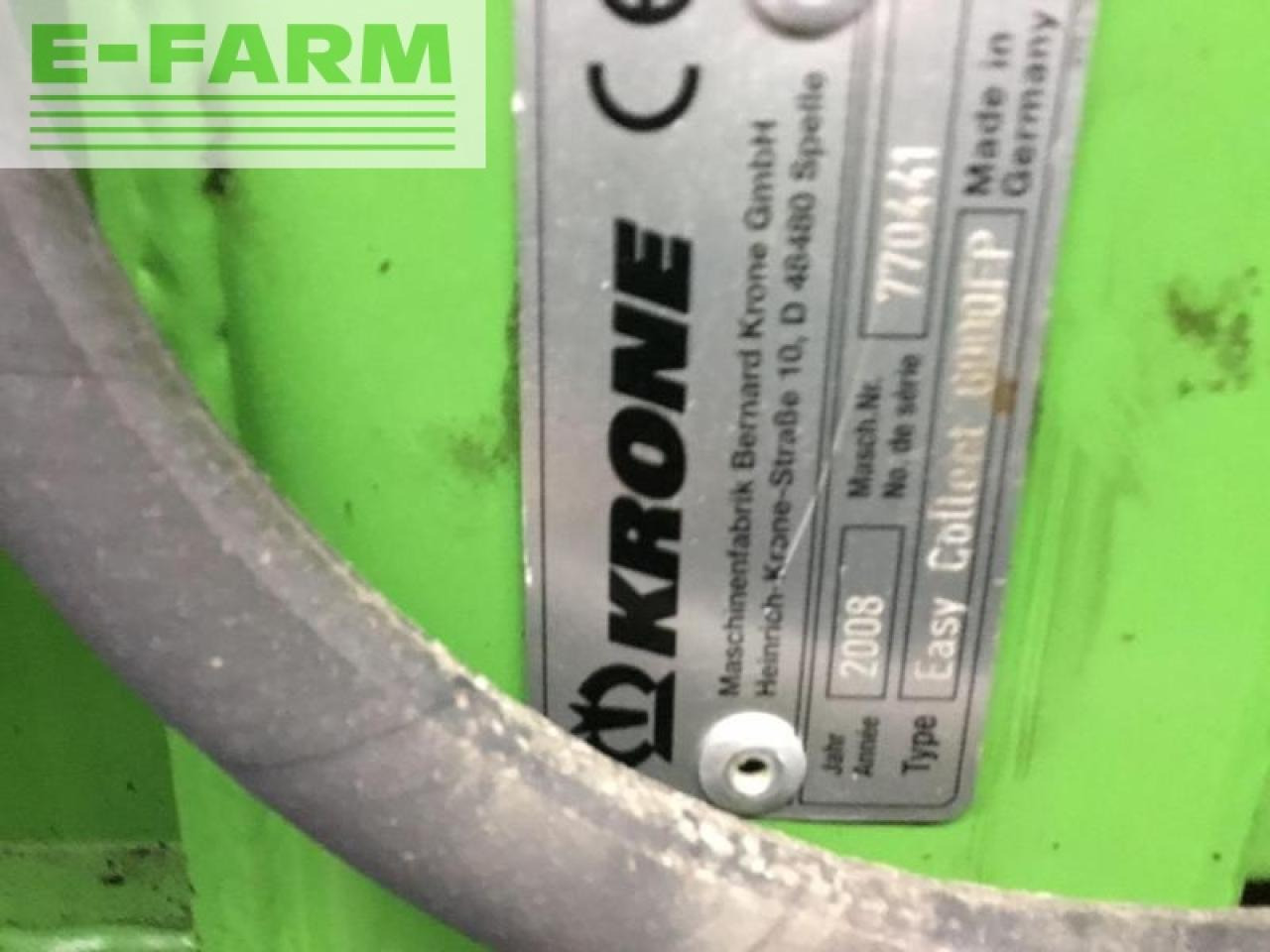 Krone easy collect 6000 fp - حصادة ذرة: صورة 5 Krone easy collect 6000 fp - حصادة ذرة: صورة 5