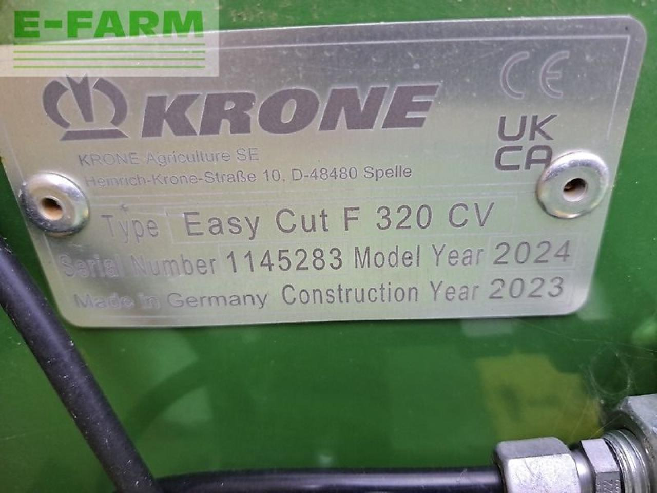 Krone easy cut f 320 cv - جزازة العشب: صورة 5 Krone easy cut f 320 cv - جزازة العشب: صورة 5