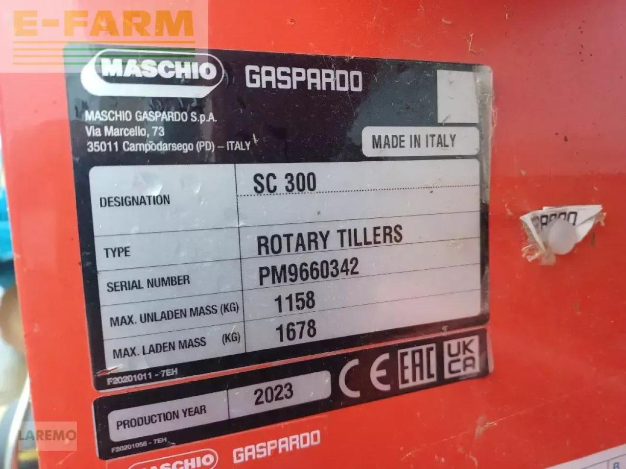 معدات حرث التربة Maschio sc 300: صورة 9 معدات حرث التربة Maschio sc 300: صورة 9