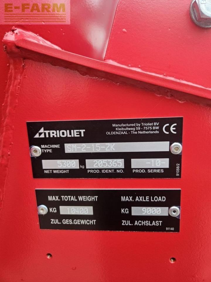 Trioliet gigant solomix 2-1500 - معدات الماشية: صورة 3 Trioliet gigant solomix 2-1500 - معدات الماشية: صورة 3