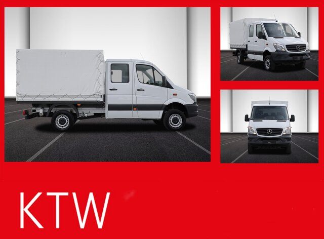 MERCEDES-BENZ Sprinter 316CDI DOKA,Allrad,Klima,Standhzg. - شاحنة مغلقة بستائر جانبية, الشاحنات الصغيرة كابينة مزدوجة: صورة 1 MERCEDES-BENZ Sprinter 316CDI DOKA,Allrad,Klima,Standhzg. - شاحنة مغلقة بستائر جانبية, الشاحنات الصغيرة كابينة مزدوجة: صورة 1