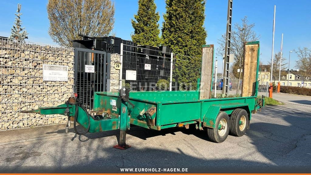 Blomenröhr 2-Achsen Anhänger, Tandem Tieflader für Bagger - مقطورة بلودر منخفض: صورة 1 Blomenröhr 2-Achsen Anhänger, Tandem Tieflader für Bagger - مقطورة بلودر منخفض: صورة 1