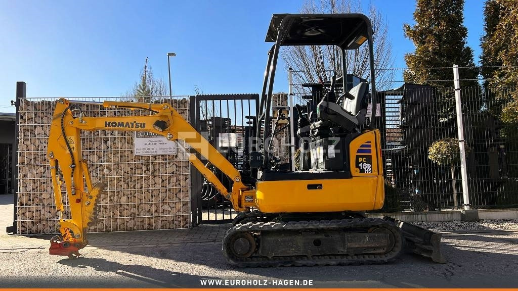 Komatsu Minibagger PC 16 R-3HS, Schnellwechsler MS01 - حفار صغير: صورة 2 Komatsu Minibagger PC 16 R-3HS, Schnellwechsler MS01 - حفار صغير: صورة 2