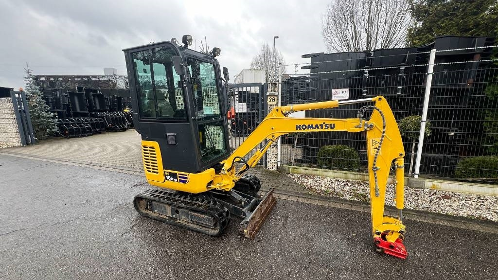 Komatsu PC 16 R-3HS, Minibagger mit Schnellwechsler MS 01 - حفار صغير: صورة 1 Komatsu PC 16 R-3HS, Minibagger mit Schnellwechsler MS 01 - حفار صغير: صورة 1