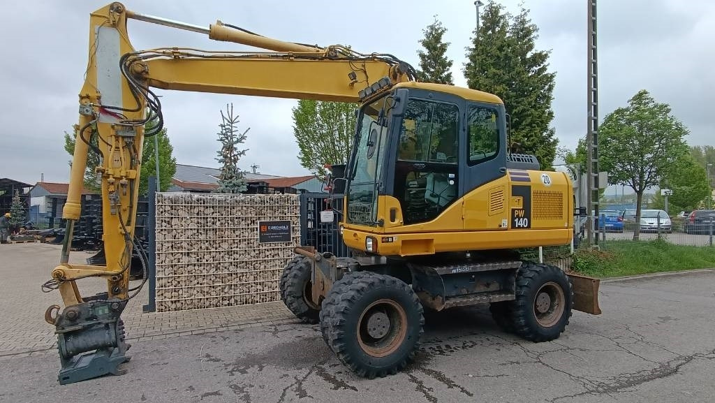 Komatsu PW 140 Mobilbagger Powertilt Schnellwechsler MS 10 - حفار ذو عجلات: صورة 2 Komatsu PW 140 Mobilbagger Powertilt Schnellwechsler MS 10 - حفار ذو عجلات: صورة 2