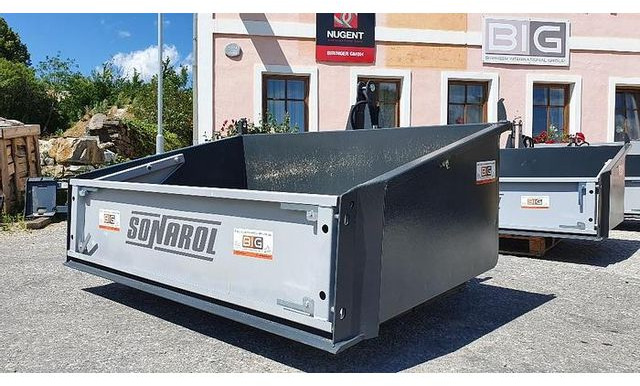 Schwerlast Transportbox / Kippmulde 180 cm mit 3 Punkt- & Euro Aufnahme - رأس تريلا: صورة 2 Schwerlast Transportbox / Kippmulde 180 cm mit 3 Punkt- & Euro Aufnahme - رأس تريلا: صورة 2