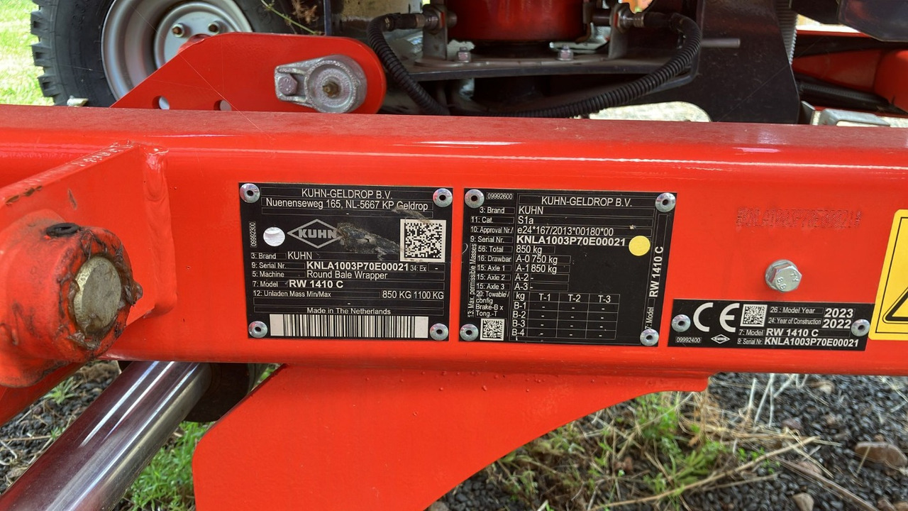 Kuhn RW 1410C - آلة لف بالات: صورة 5 Kuhn RW 1410C - آلة لف بالات: صورة 5