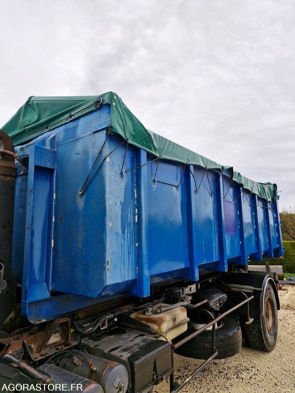 Benne ampliroll 20m3 avec bache très bon état - شاحنة: صورة 1 Benne ampliroll 20m3 avec bache très bon état - شاحنة: صورة 1