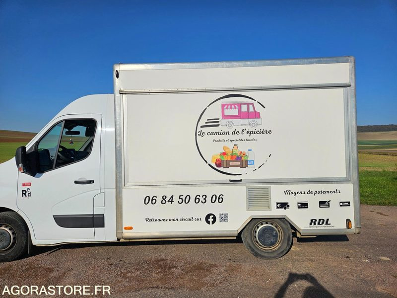 CAMION MAGASIN EPICERIE - MASTER RT - 2021 - 103 500 KM - شاحنة توصيل مبردة: صورة 1 CAMION MAGASIN EPICERIE - MASTER RT - 2021 - 103 500 KM - شاحنة توصيل مبردة: صورة 1