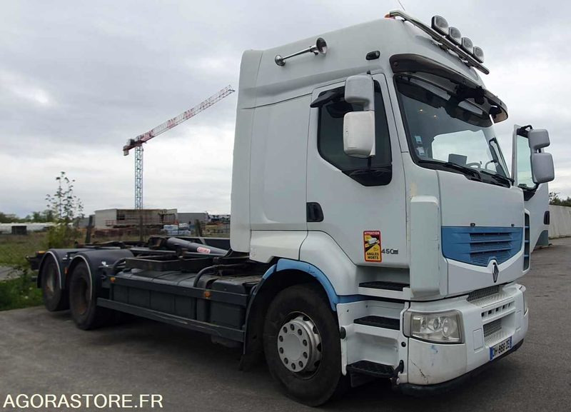 Camion ampliroll Renault lander 450dxi 2008 490000km - شاحنة برافعة خطافية: صورة 1 Camion ampliroll Renault lander 450dxi 2008 490000km - شاحنة برافعة خطافية: صورة 1